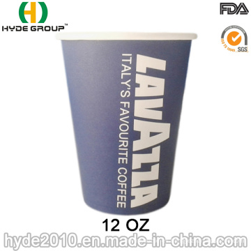 Taza de papel café caliente desechables por mayor (12oz-4)